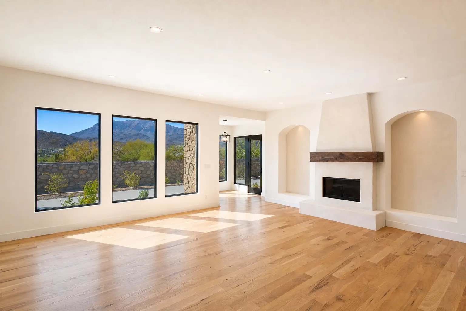 Newly remodeled El Paso home interior with smooth drywall and fresh paint